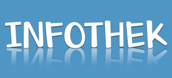 infothek button weiss